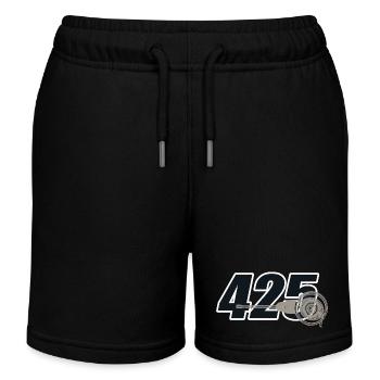 425 German Motorcycle AWO DDR - Kids Organic Sweat Shorts by Stanley/Stella - black - Front