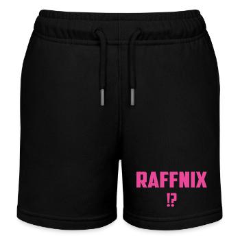 Raffnix - Kinder Organic Joggingshorts Mini Bolter von Stanley/Stella - Schwarz - Vorne