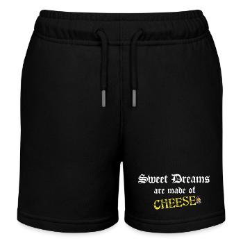 Käseträume Gothic - Kinder Organic Joggingshorts Mini Bolter von Stanley/Stella - Schwarz - Vorne