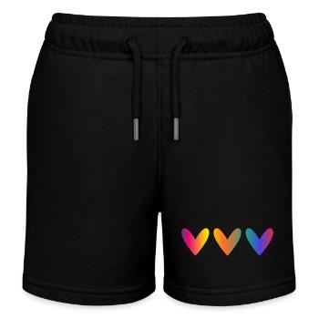 VALENTINSTAG. Junggesellinnenabschied. ICH LIEBE DICH. ICH LIEBE DICH. LIEBE - Kinder Organic Joggingshorts Mini Bolter von Stanley/Stella - Schwarz - Vorne