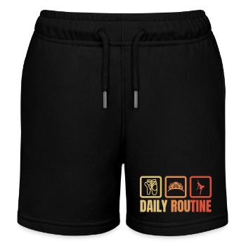 Ballett Tagesablauf - Kinder Organic Joggingshorts Mini Bolter von Stanley/Stella - Schwarz - Vorne