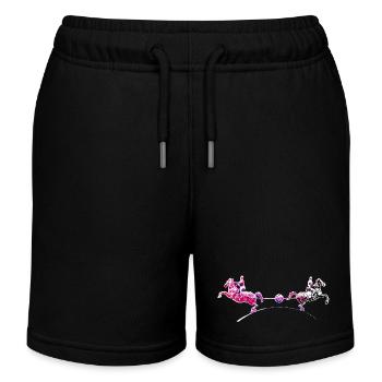 Magdeburger | Magdeburg | Halbkugel-Experiment - Kinder Organic Joggingshorts Mini Bolter von Stanley/Stella - Schwarz - Vorne