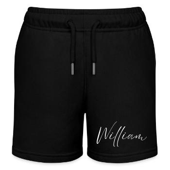 T-shirt Cadeau pour hommes William Name - Short de jogging enfant bio Stanley/Stella - noir - Devant