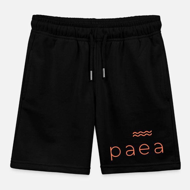 Lebendiges abstraktes Paparara-Design Kinder Organic Joggingshorts Mini Bolter von Stanley/Stella
