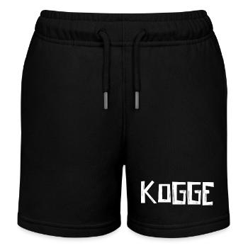 Kogge - Kinder Organic Joggingshorts Mini Bolter von Stanley/Stella - Schwarz - Vorne