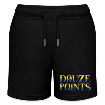 Concours Eurovision de la chanson Douze Points - Short de jogging enfant bio Stanley/Stella - noir - Devant