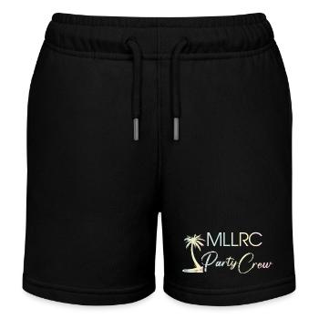 "MLLRC" Mallorca Party Crew - Tropisch - Pastell - Kinder Organic Joggingshorts Mini Bolter von Stanley/Stella - Schwarz - Vorne