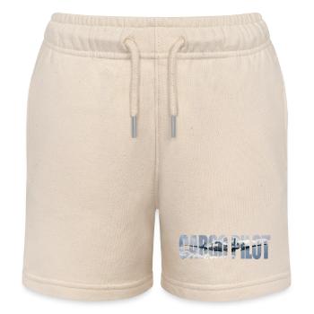 Pilote cargo DC-4 - Short de jogging enfant bio Stanley/Stella - écru doux - Devant
