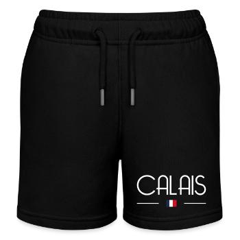 Calais - Short de jogging enfant bio Stanley/Stella - noir - Devant
