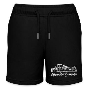 Alhambra Grenade - Short de jogging enfant bio Stanley/Stella - noir - Devant