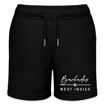 Barbade - Antilles - Caraïbes - Short de jogging enfant bio Stanley/Stella - noir - Devant