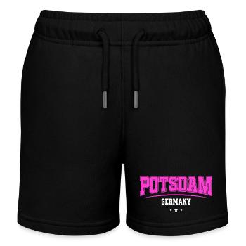 Style universitaire urbain de Potsdam, Allemagne - Short de jogging enfant bio Stanley/Stella - noir - Devant