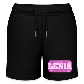 Gift for Lenia - Kids Organic Sweat Shorts by Stanley/Stella - black - Front