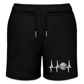 Ich liebe Ricotta Käse - Kinder Organic Joggingshorts Mini Bolter von Stanley/Stella - Schwarz - Vorne