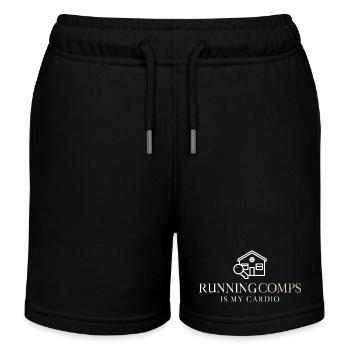Wettkämpfe zu laufen ist mein Cardio-Workout - Kinder Organic Joggingshorts Mini Bolter von Stanley/Stella - Schwarz - Vorne