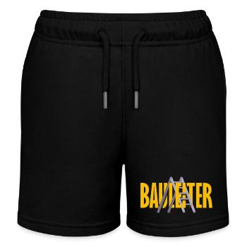 Construction Manager Manager Craftsman Construction Site House Construction - Kids Organic Sweat Shorts by Stanley/Stella - black - Front