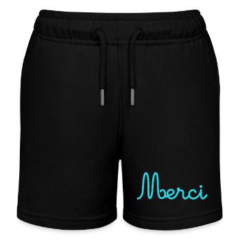 MERCI. MAÎTRESSE. MAÎTRE. MERCI MAÎTRESSE. MAITRE - Short de jogging enfant bio Stanley/Stella - noir - Devant