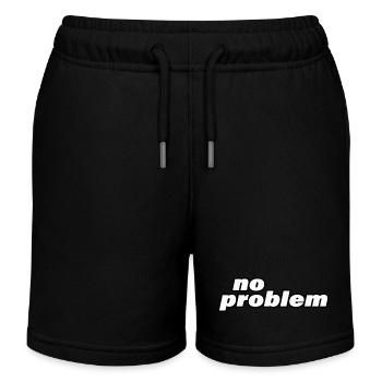 NO PROBLEM - Kinder Organic Joggingshorts Mini Bolter von Stanley/Stella - Schwarz - Vorne