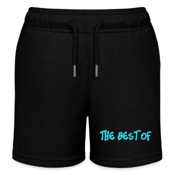 GELIEBTE. MEISTER. VIELEN DANK. DANKE, HERRIN. MEISTER - Kinder Organic Joggingshorts Mini Bolter von Stanley/Stella - Schwarz - Vorne
