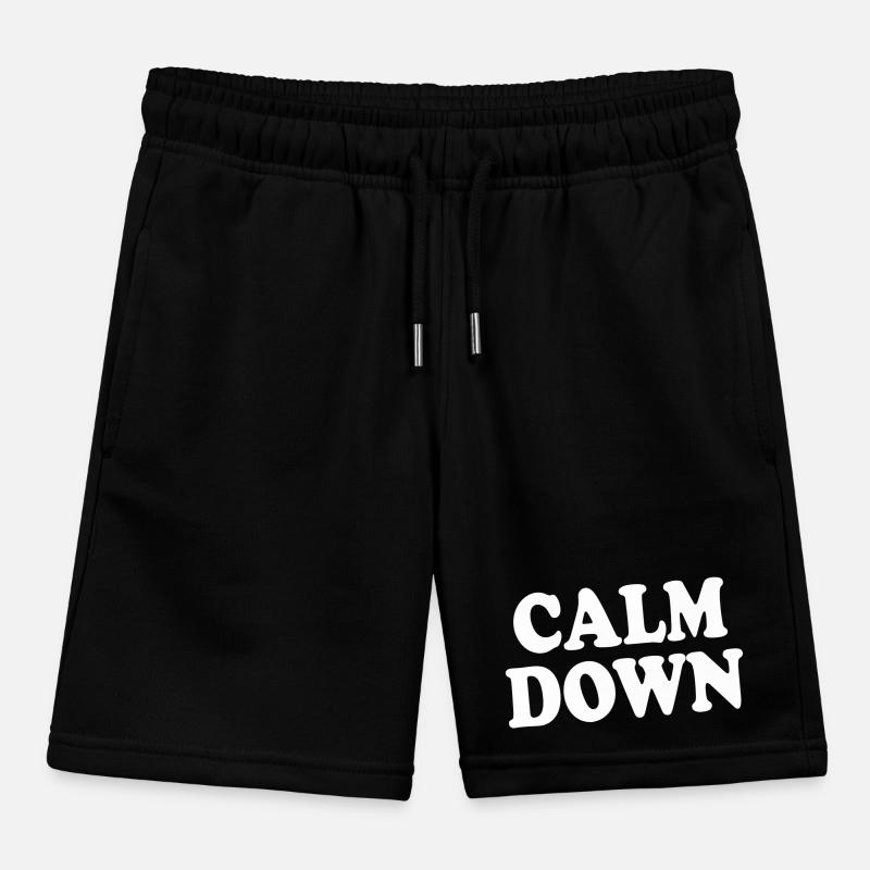 Calm down Kids Organic Sweat Shorts by Stanley/Stella