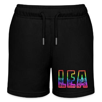 lea rs regenbogen - Kinder Organic Joggingshorts Mini Bolter von Stanley/Stella - Schwarz - Vorne