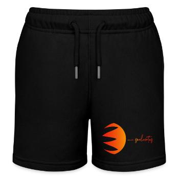 Soulmate pair shirt soulmate - Kids Organic Sweat Shorts by Stanley/Stella - black - Front