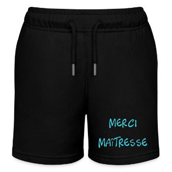 GELIEBTE. VIELEN DANK. DANKE, HERRIN. GESCHENKE MEISTER - Kinder Organic Joggingshorts Mini Bolter von Stanley/Stella - Schwarz - Vorne