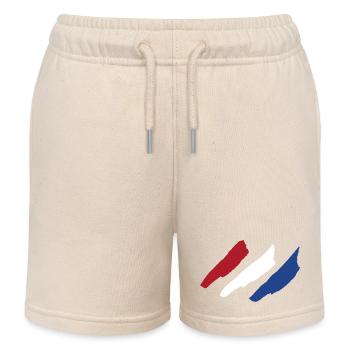 Pays-Bas - Short de jogging enfant bio Stanley/Stella - écru doux - Devant
