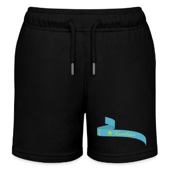 Kasachstan - Kinder Organic Joggingshorts Mini Bolter von Stanley/Stella - Schwarz - Vorne