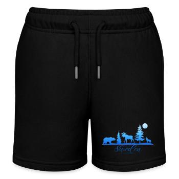 Suède Suède Viking Nordique Scandinavie Solstice d’été - Short de jogging enfant bio Stanley/Stella - noir - Devant
