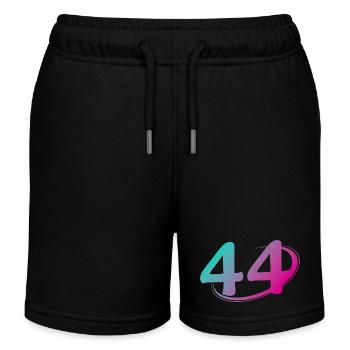 Nummer 44 mehrfarbig - Kinder Organic Joggingshorts Mini Bolter von Stanley/Stella - Schwarz - Vorne