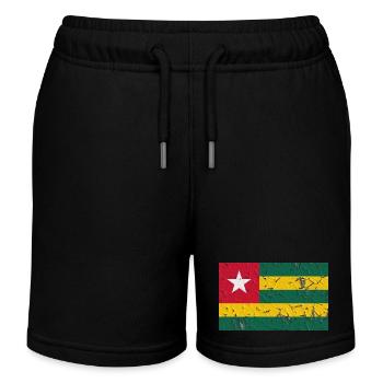Togo Togo - Kinder Organic Joggingshorts Mini Bolter von Stanley/Stella - Schwarz - Vorne