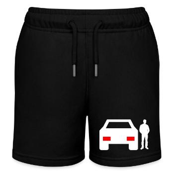 Voiture - Short de jogging enfant bio Stanley/Stella - noir - Devant