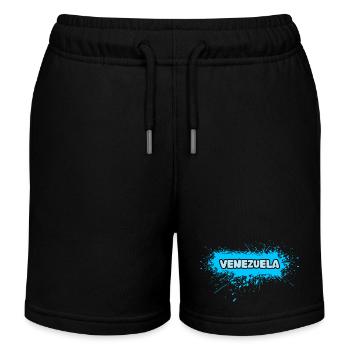 Soleil Venezuela - Short de jogging enfant bio Stanley/Stella - noir - Devant