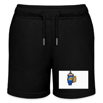 Hier sind wohl die feinsten Produkte - Kinder Organic Joggingshorts Mini Bolter von Stanley/Stella - Schwarz - Vorne