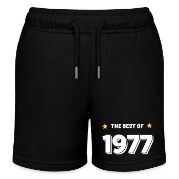 Best of 1977 - Short de jogging enfant bio Stanley/Stella - noir - Devant