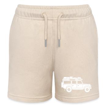 Defender D110-White - Kinder Organic Joggingshorts Mini Bolter von Stanley/Stella - Natur - Vorne