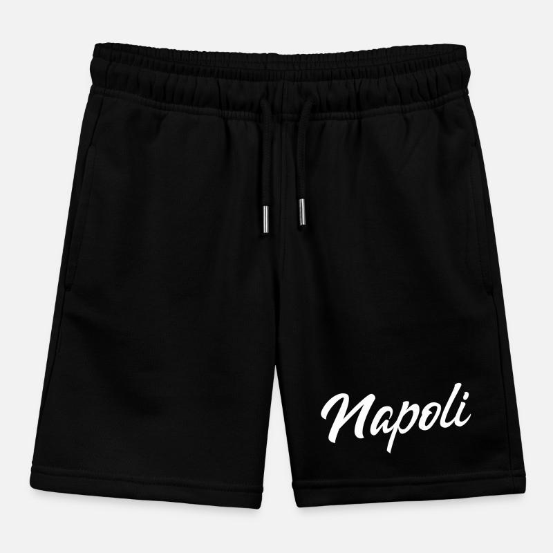 Lettrage Napoli Script Short de jogging enfant bio Stanley/Stella