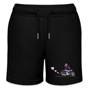 Samson Girl - Kids Organic Sweat Shorts by Stanley/Stella - black - Front