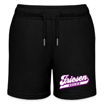 Friesen Mädchen | Farben änderbar - Kinder Organic Joggingshorts Mini Bolter von Stanley/Stella - Schwarz - Vorne