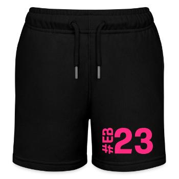 EB23-KARTON - Kinder Organic Joggingshorts Mini Bolter von Stanley/Stella - Schwarz - Vorne