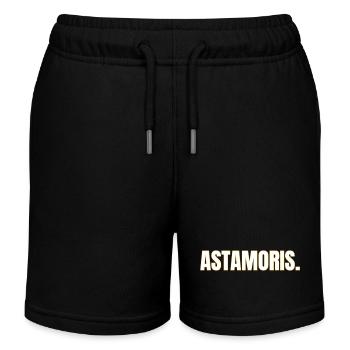 ASTAMORIS. Antwerpener Dialekt Hemd - Kinder Organic Joggingshorts Mini Bolter von Stanley/Stella - Schwarz - Vorne