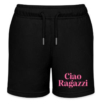 Ciao Ragazzi - Kinder Organic Joggingshorts Mini Bolter von Stanley/Stella - Schwarz - Vorne