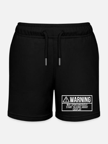Cosplay Cosplay Cosplay - Short de jogging enfant bio Stanley/Stella - noir
