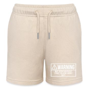 Ratte - Kinder Organic Joggingshorts Mini Bolter von Stanley/Stella - Natur - Vorne