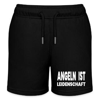 Angling - Kids Organic Sweat Shorts by Stanley/Stella - black - Front