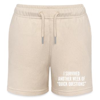 I survived another week of ‘quick questions’ - Kinder Organic Joggingshorts Mini Bolter von Stanley/Stella - Natur - Vorne