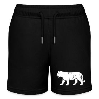 Vecteur de la Nature Sauvage à Bande de Tigre - Short de jogging enfant bio Stanley/Stella - noir - Devant