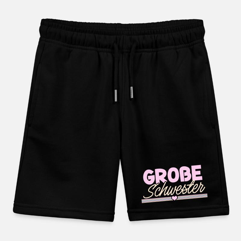 Große Schwester Kinder Organic Joggingshorts Mini Bolter von Stanley/Stella
