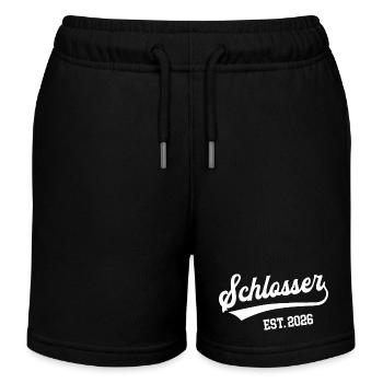 Locksmith 2026 Apprenticeship Profession Locksmith Apprentice - Kids Organic Sweat Shorts by Stanley/Stella - black - Front